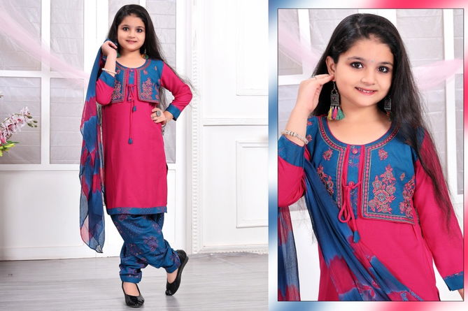 Rakhi 8015 Kids Readymade Girls Wear Catalog